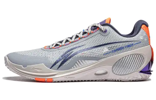 LiNing Wade 808 III Ultra versatile and comfortable shock-absorbing and non-slip low-top basketball shoes men's gray