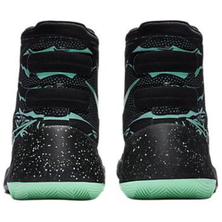 Мужские кроссовки Nike Hyperdunk 2015 PRM EP (черно-зеленые) — Чёрныйзелёный — фото 5