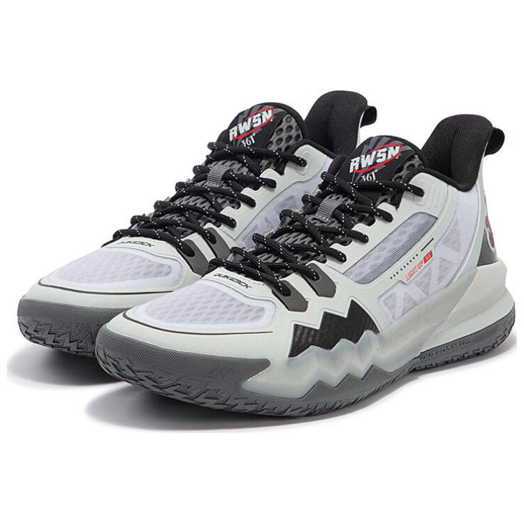 361° Abrasion Resistant Slip Resistant Low top Basketball Shoes Men’s Gray Black