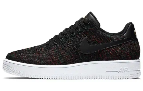 Nike Air Force 1 Ultra Flyknit Low Black Metallic Gold