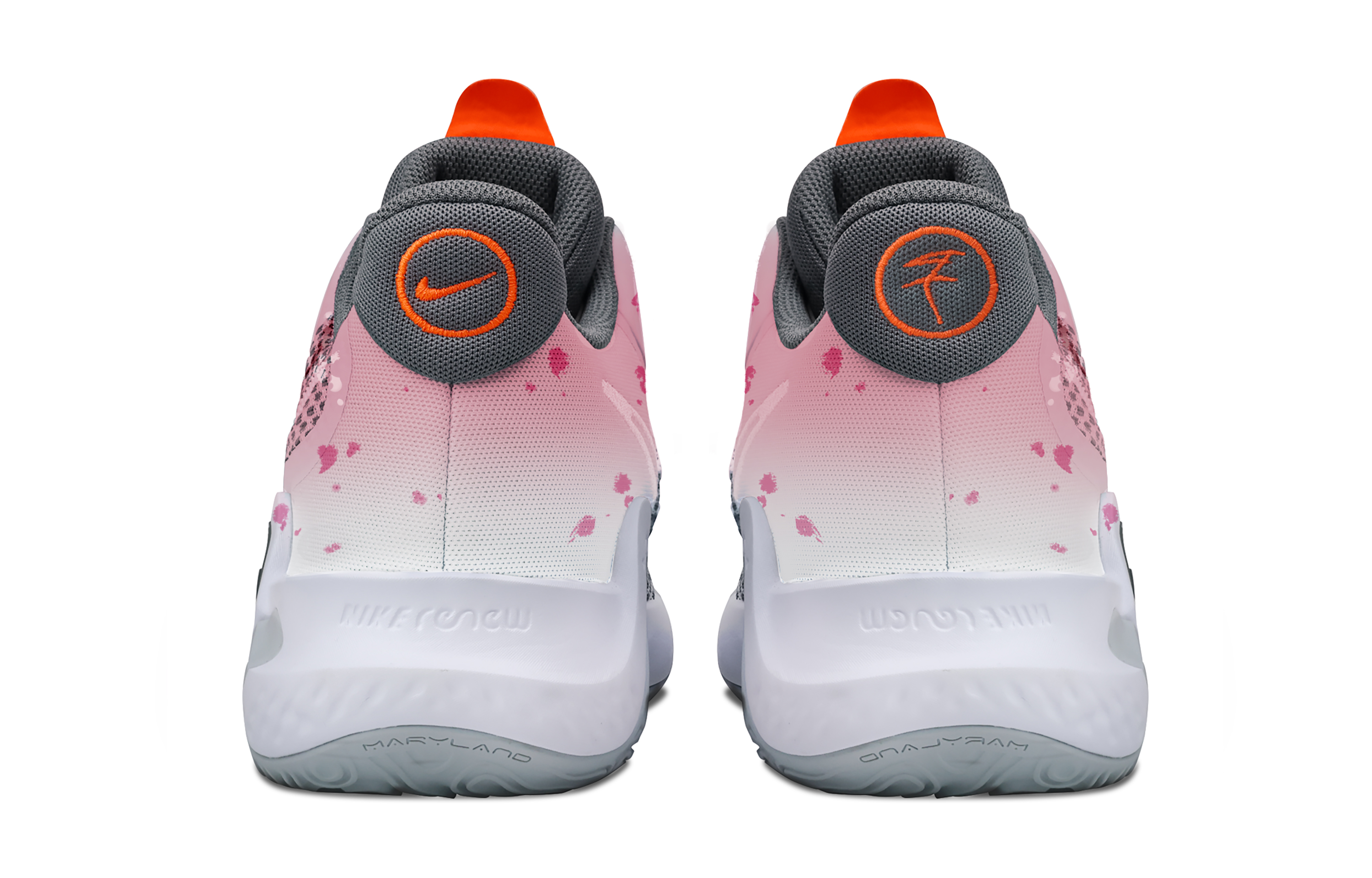 Nike KD Trey 5 IX Cushioning, Wear Resistant Mid top Basketball Shoes Unisex Gray Pink