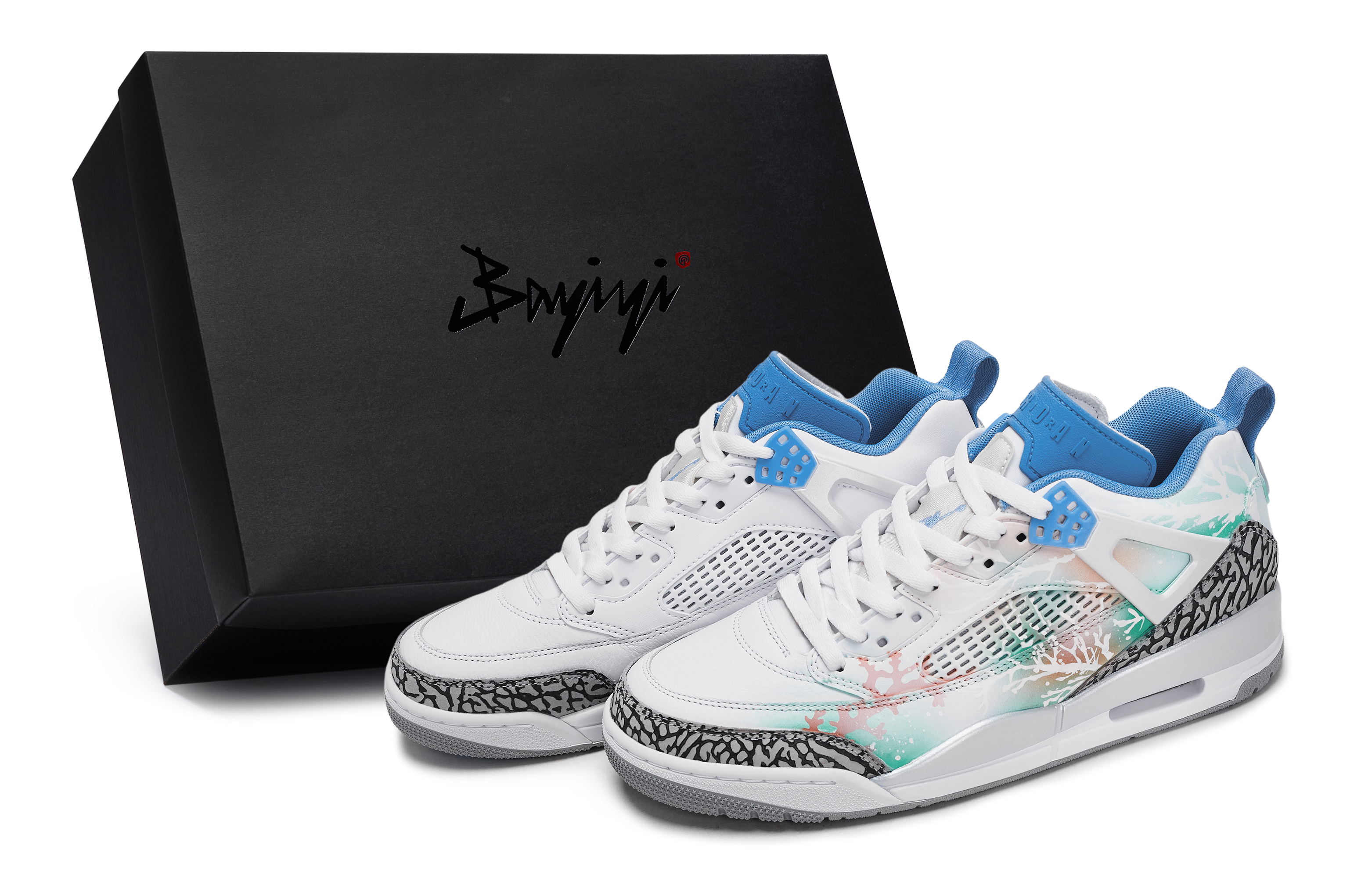 Jordan Spizike 811 Manufacturing, Coral Palace, Special Shoe Box Abrasion Resistant Abrasion Resistant Low top