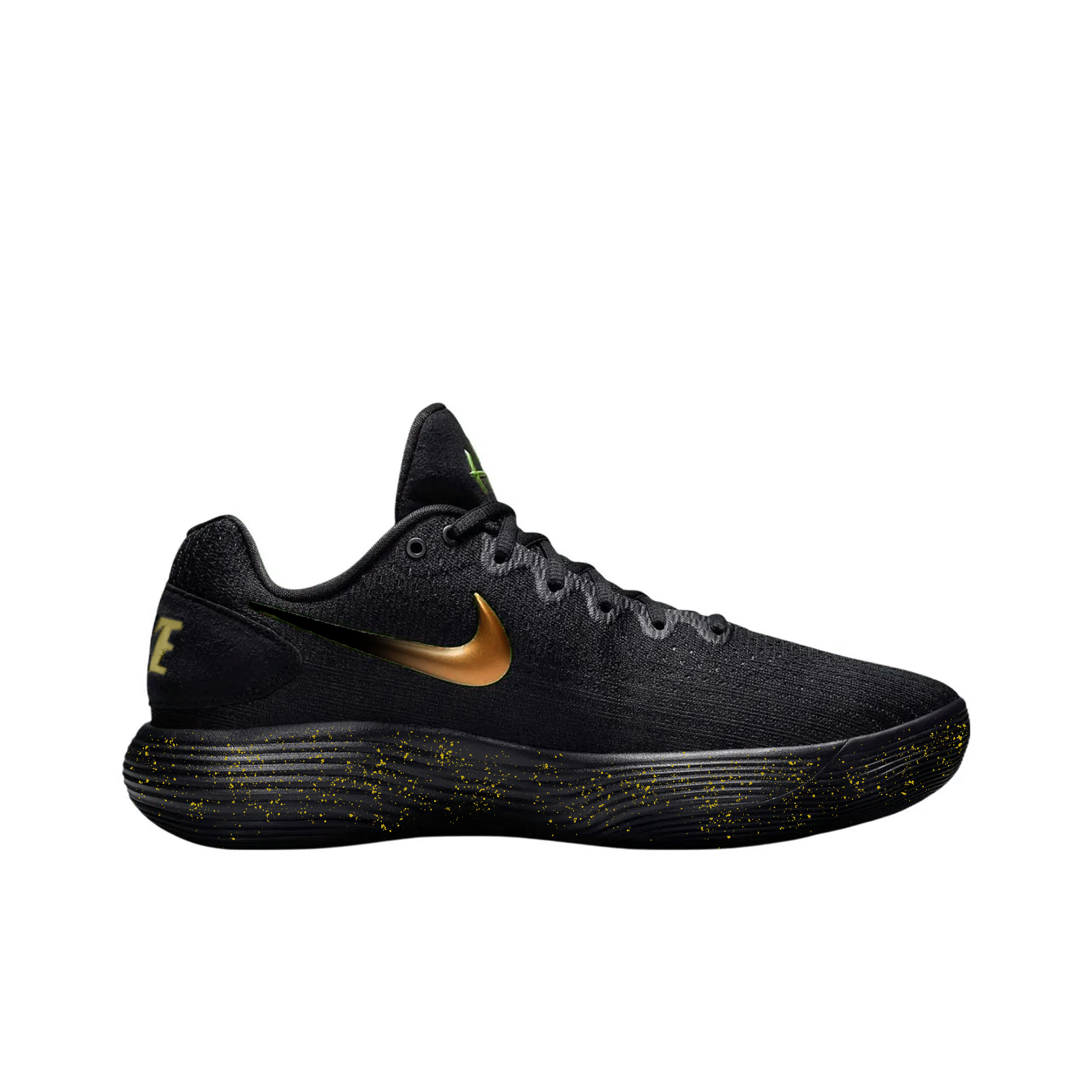 Nike Hyperdunk 2017 Venus River Abrasion Resistant Abrasion Resistant Low top Basketball Shoes Unisex Black