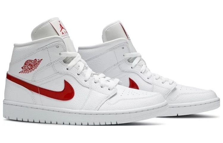 Air Jordan 1 Mid ‘White University Red’ Women’s