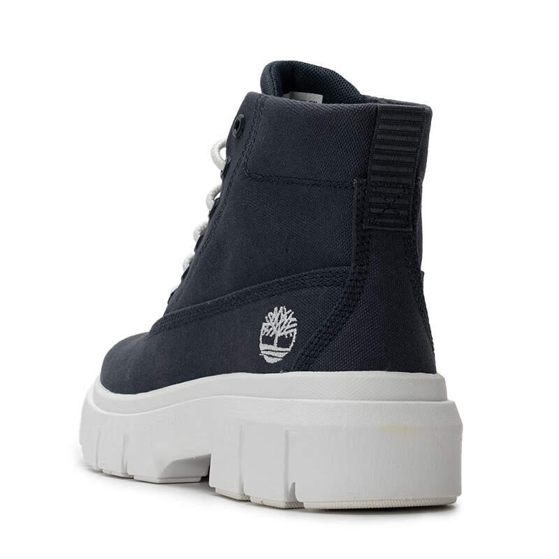 Timberland Greyfield Slip Resistant Abrasion Resistant High top Hiking Shoes Women’s Black White