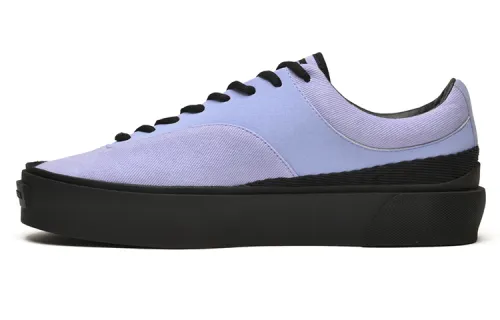 EQLZ EQUALIZER Fault Lo fabric leather, shock-absorbing and wear-resistant, low-top sneakers, same style for men and women, rock blue