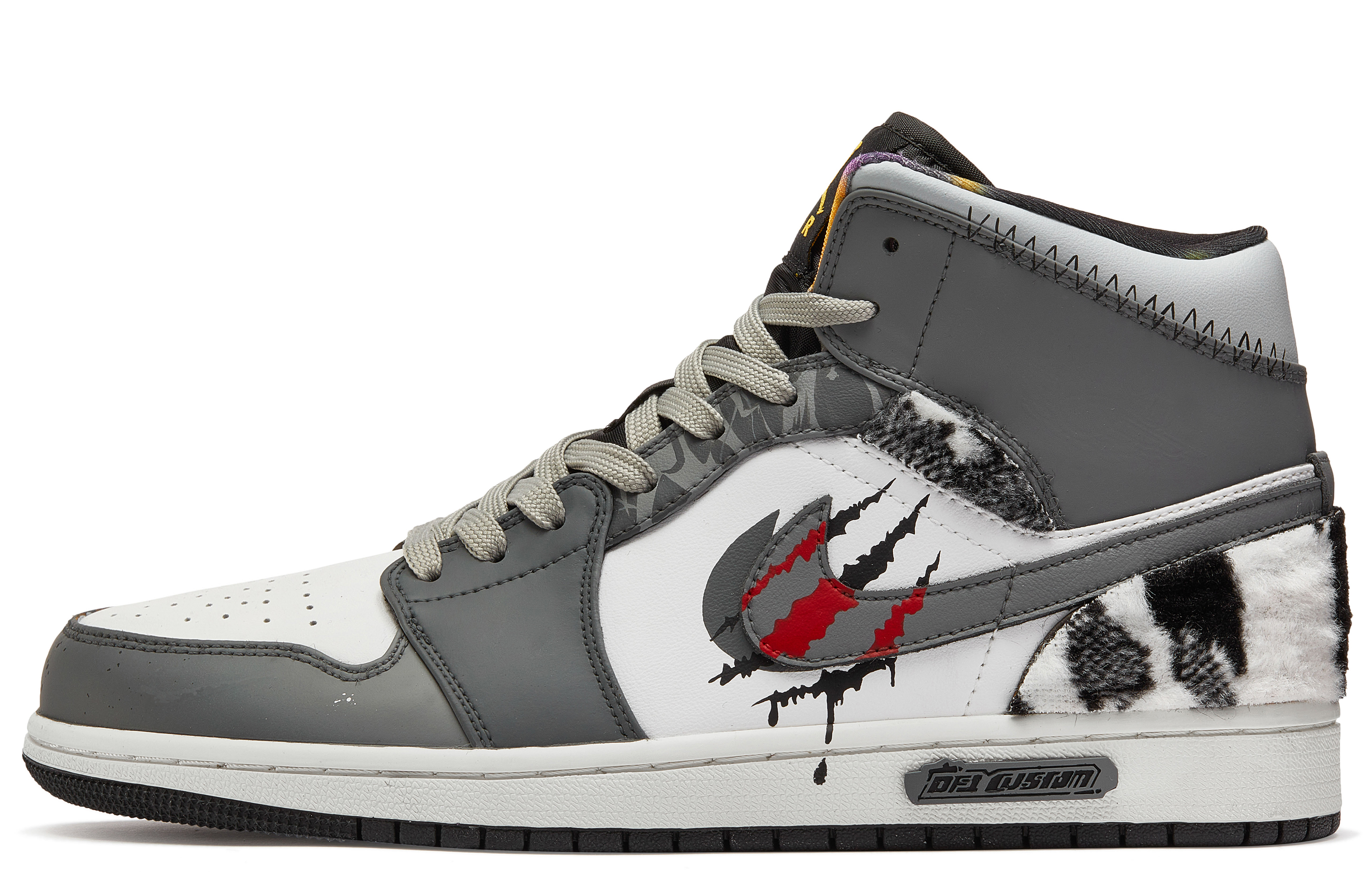 Jordan Air Jordan 1 ADCDAVINCI Custom, Megalodon Cushioning Slip Resistant Cushioning Slip Resistant Mid top