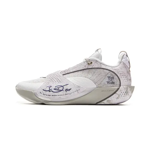 Li Ning Wade All City 13ENCORE Low top Basketball Shoes Men's White Gray