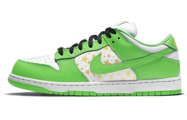 Nike SB Dunk Low Supreme Stars Mean Green 2021