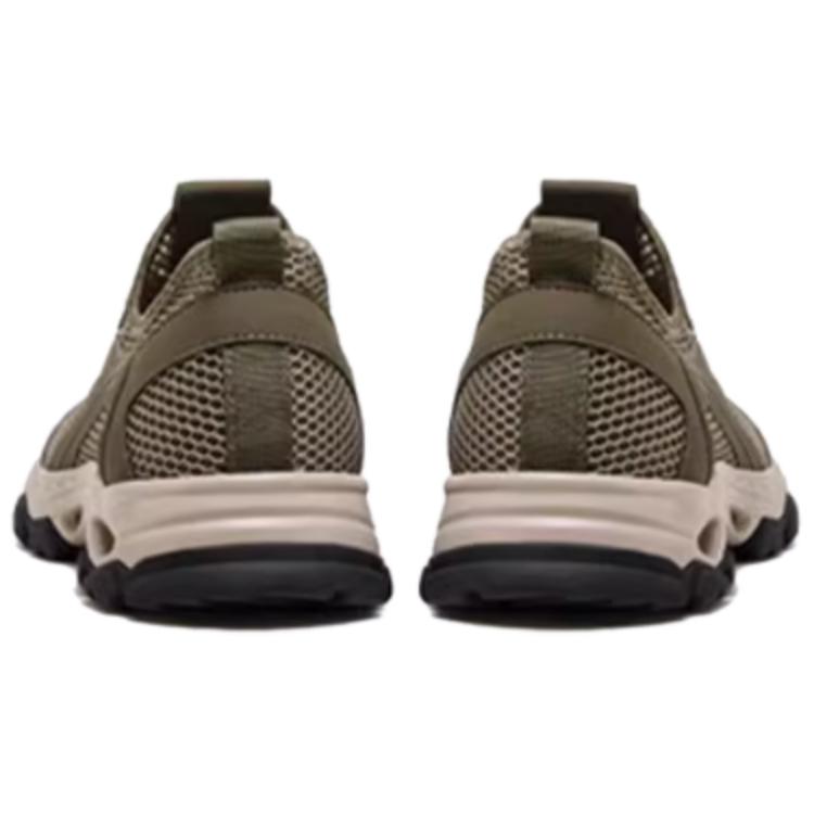 CAMEL Comfortable And Breathable Slip Resistant Abrasion Resistant Low top Hiking Shoes Men’s Army Green