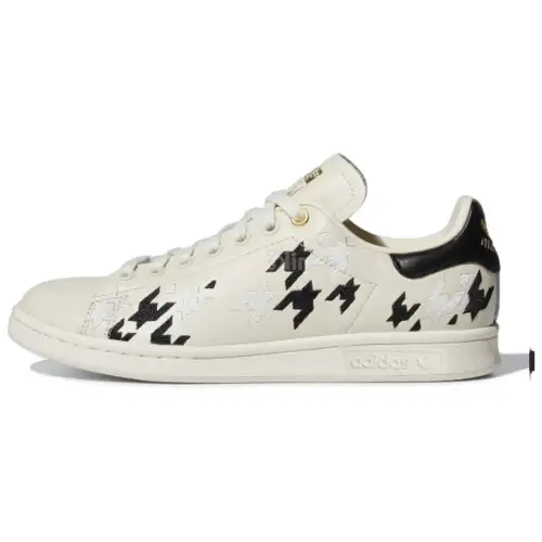 Adidas Originals Stan Smith Slip Resistant Low top Skateboard Shoes Women's Yellow Black White
