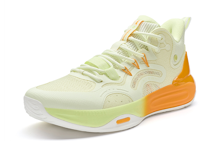 XTEP Cushioning Abrasion Resistant Slip Resistant Low top Basketball Shoes Men’s Light Jasmine
