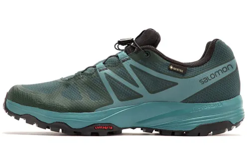 SALOMON Mountaineering & Hiking Shoes Men's Low Top Green