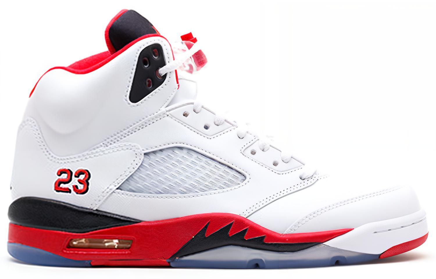 Jordan 5 Retro Fire Red Black Tongue 2013
