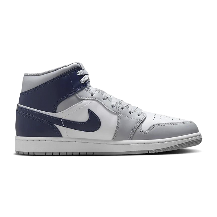 Jordan Air Jordan 1 Vintage Basketball Shoes Men’s Mid Top White/Blue
