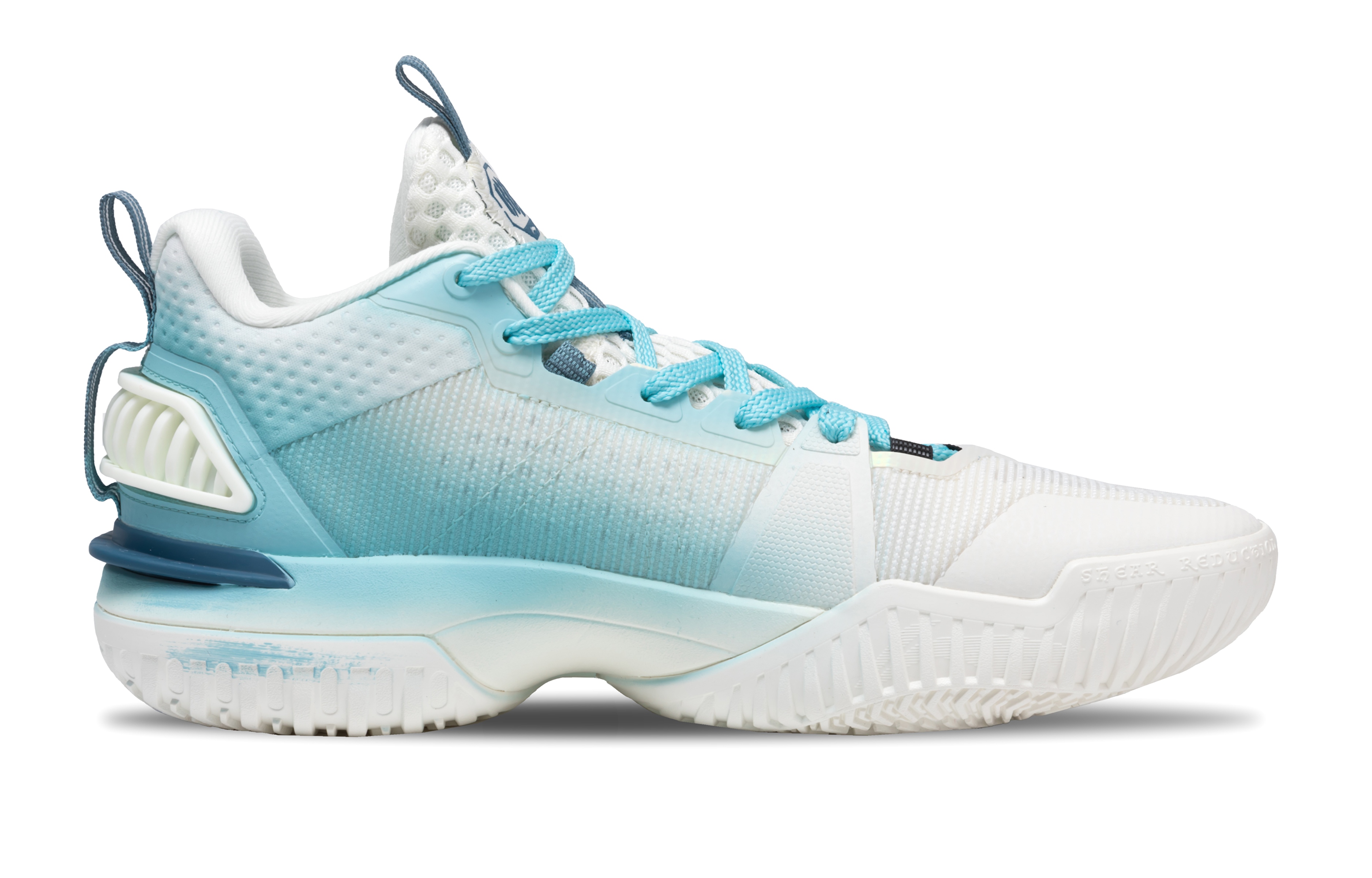 Li Ning Storm 2024 Oasis Breeze Abrasion Resistant Support Grip Low top Basketball Shoes Men’s White Blue