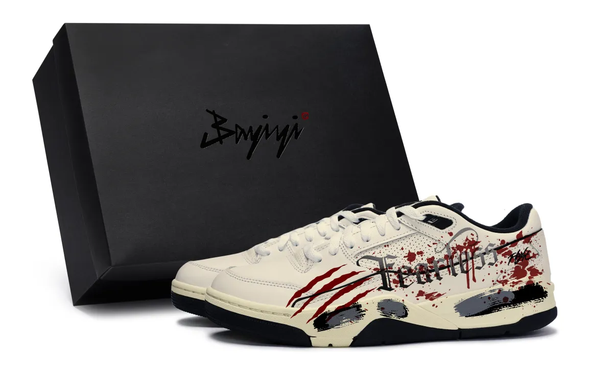 Jordan FLIGHT COURT 811 Manufacturing, Fearless Blood Shadow, Special Shoe Box Abrasion Resistant Slip Resistant