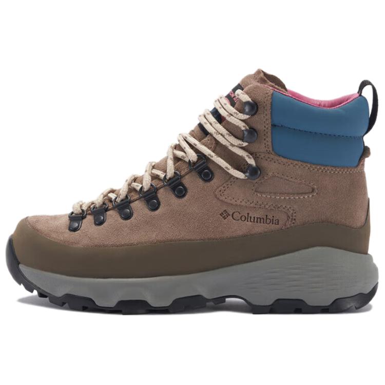 Columbia Non Slip And Waterproof Mid top Mountaineering Hiking Shoes Women’s Brown