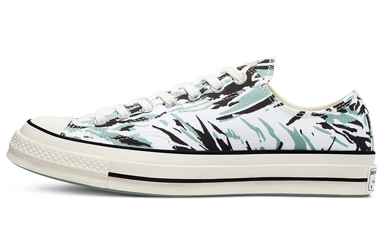 Кеды Carhartt WIP x Converse 1970s Chuck 70 (бело-зеленые) — фото 1