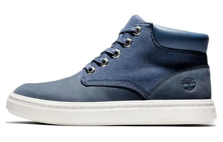 Timberland Lightweight Abrasion Resistant Mid top Skateboard Shoes Women's Denim Blue