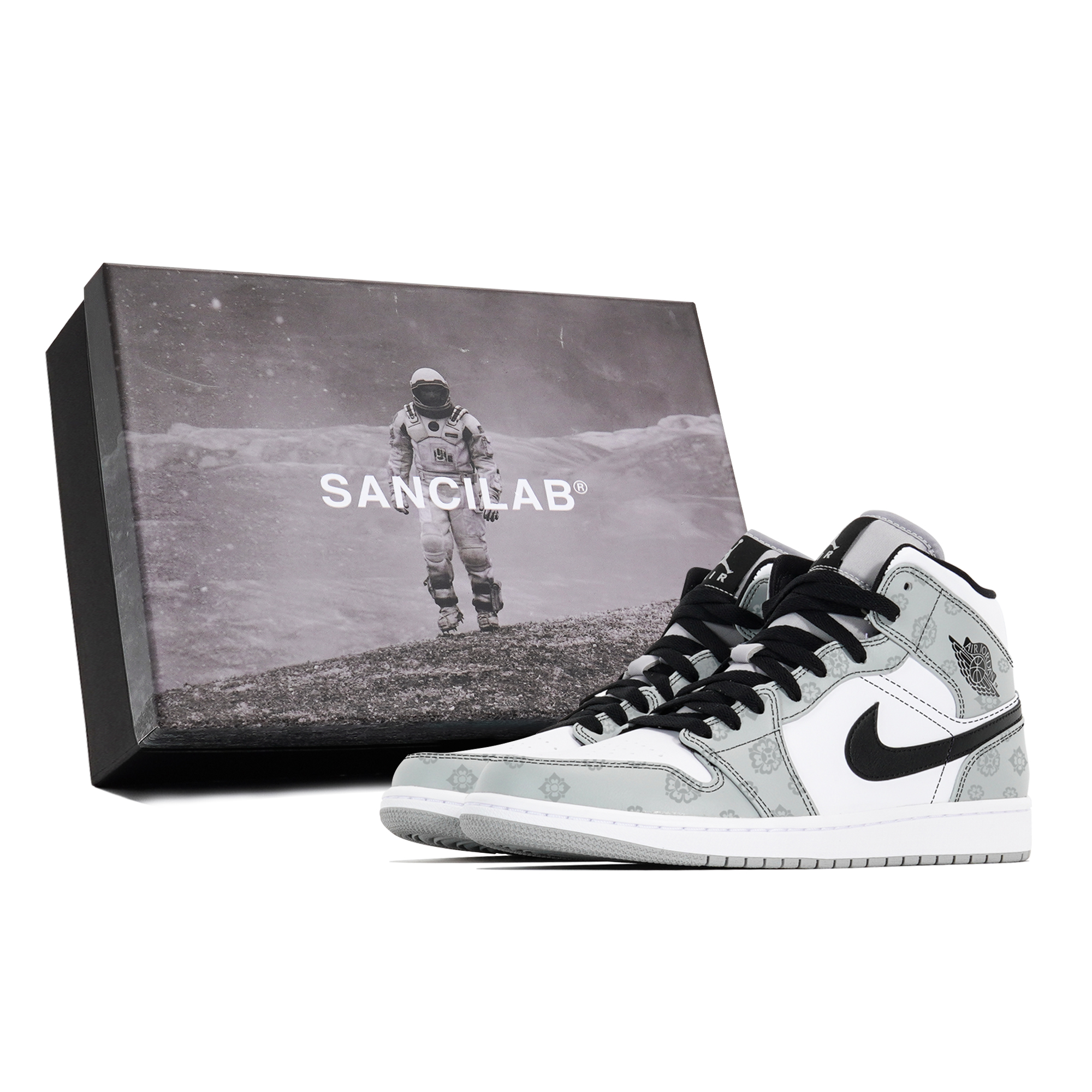 Jordan Air Jordan 1 3 Times Laboratory Slip Resistant Abrasion Resistant Slip Resistant Abrasion Resistant Mid top