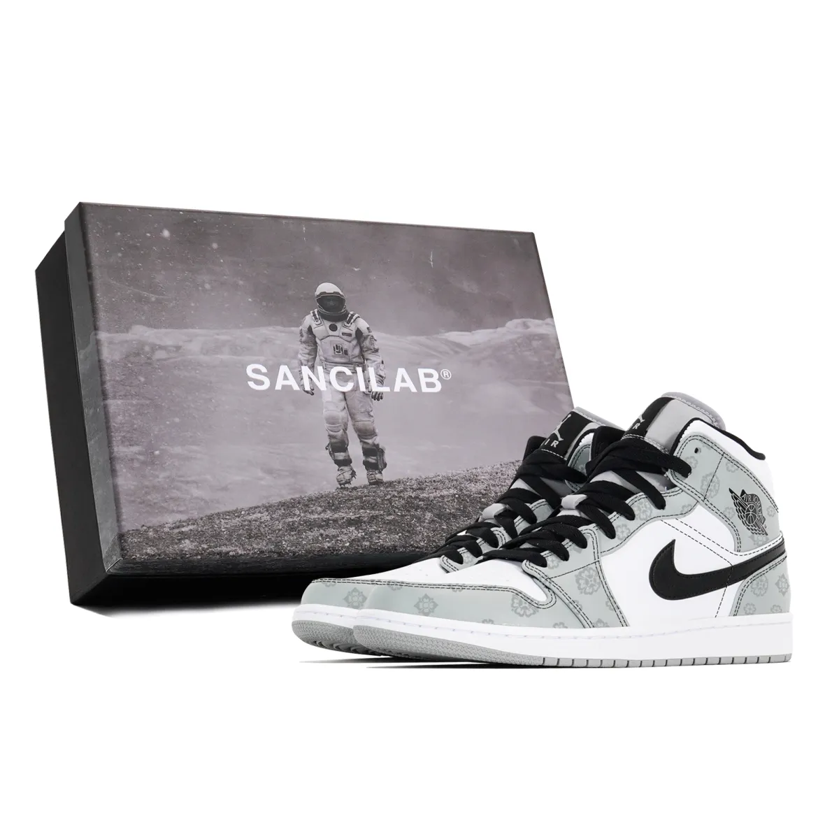 Jordan Air Jordan 1 3 Times Laboratory Slip Resistant Abrasion Resistant Slip Resistant Abrasion Resistant Mid top