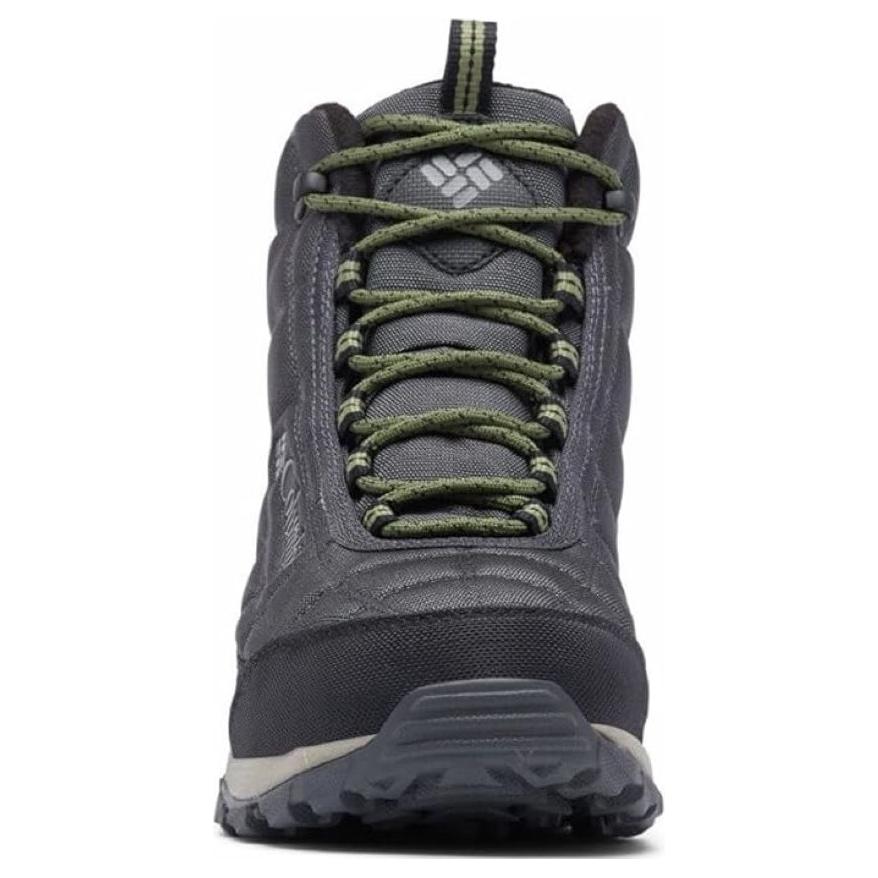 Columbia Hiking Cushioning Slip Resistant Abrasion Resistant Breathable Grip High top Mountaineering Shoes Men’s Gray