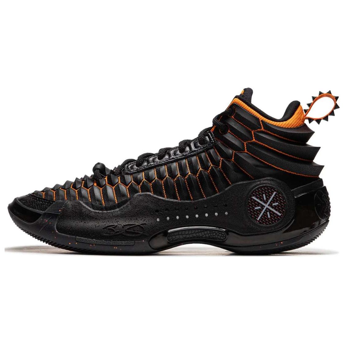 LiNing Wade's Way 10 Low Fashionable, comfortable and versatile, non-slip and wear-resistant, high-top basketball shoes, men's black