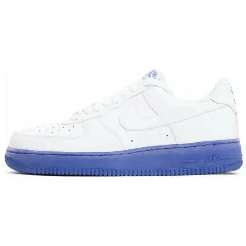 Nike Air Force 1 Slip Resistant Abrasion Resistant Low top Skateboard Shoes Men's White