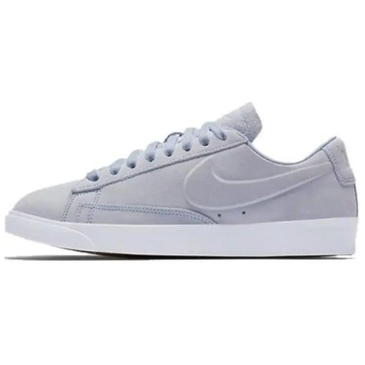 Nike Blazer Slip Resistant Abrasion Resistant Slip Resistant Abrasion Resistant Low top Skateboard Shoes Women's Blue