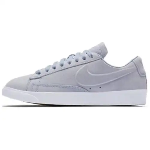 Nike Blazer Slip Resistant Abrasion Resistant Slip Resistant Abrasion Resistant Low top Skateboard Shoes Women's Blue