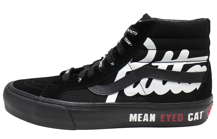 Sk8 Patta x Sk8 Vault Vans-Hi Reissue Vlt Lx 'Mean Eyed Cat - Black'