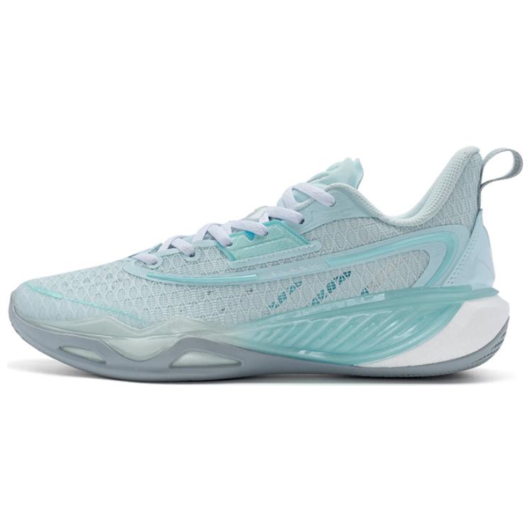 XTEP Light Feather 5 Cushioning Slip Resistant Low top Basketball Shoes Men’s Blue