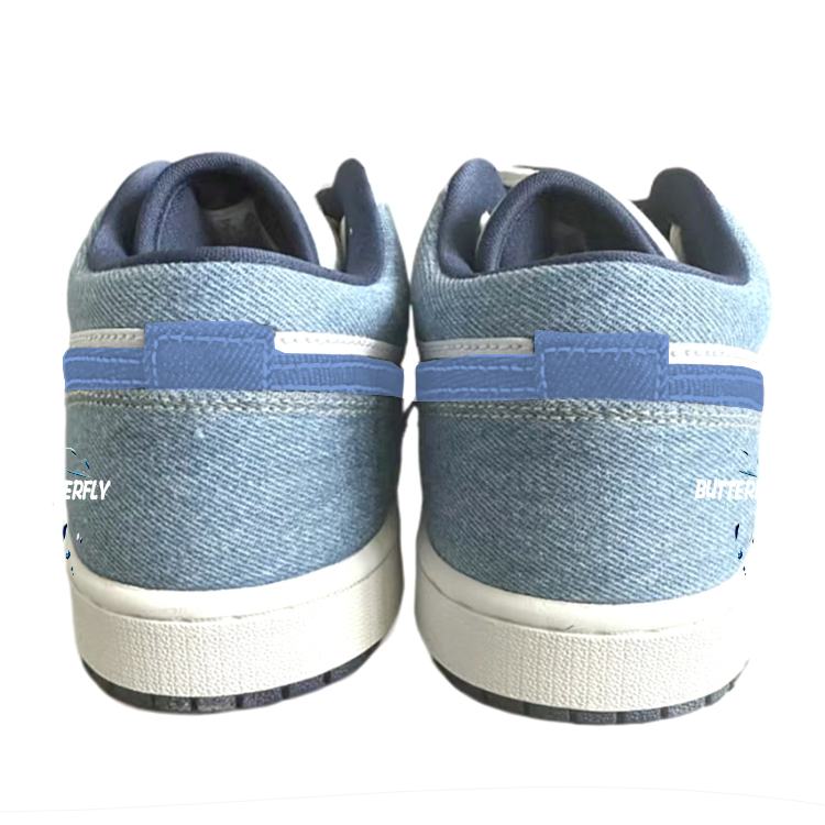 Jordan Air Jordan 1 Vintage Basketball Shoes Men’s Low Top White/Blue