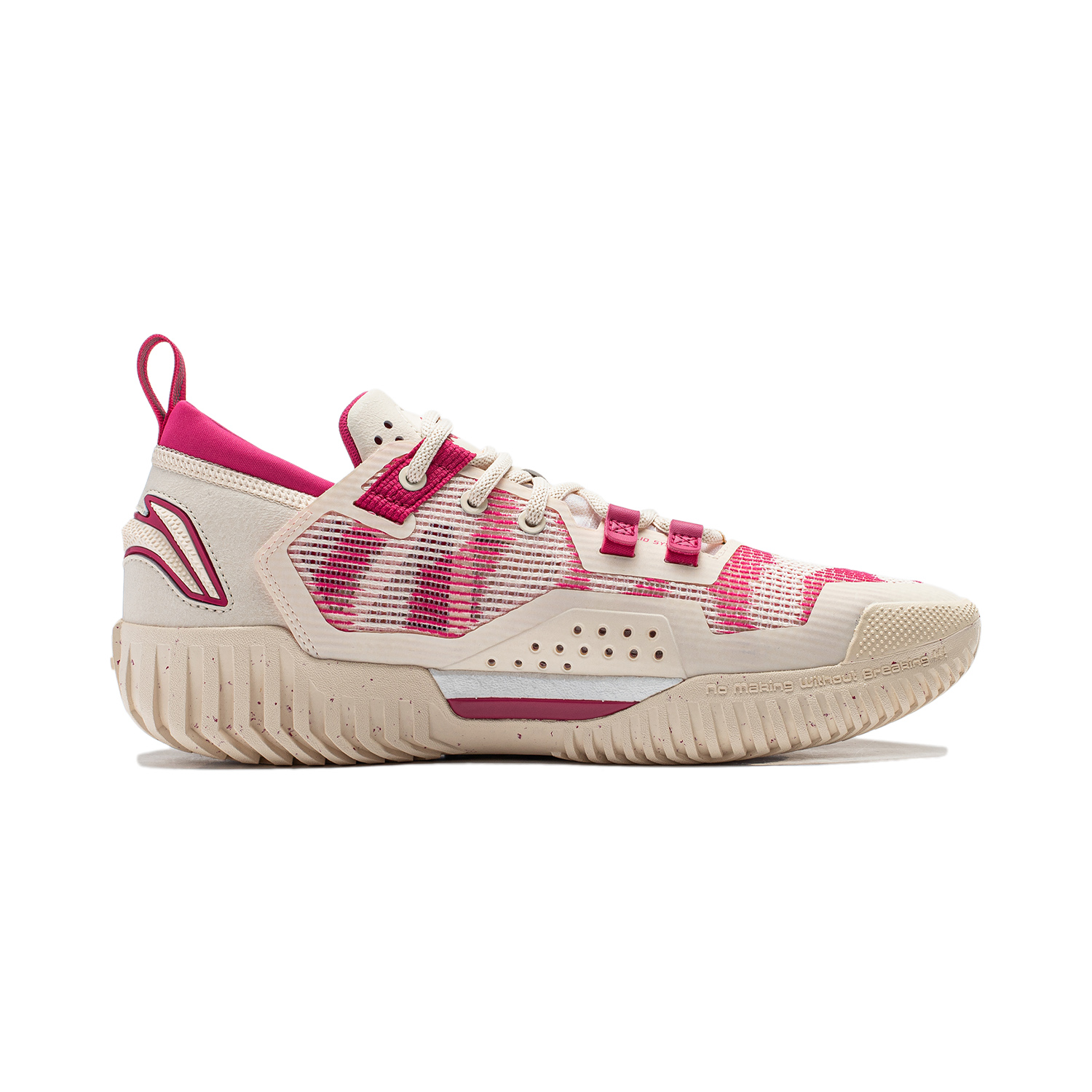 Li Ning BadFive 3 Low Slip Resistant And Breathable Coverage Low top Basketball Shoes Men’s Matte Ecru