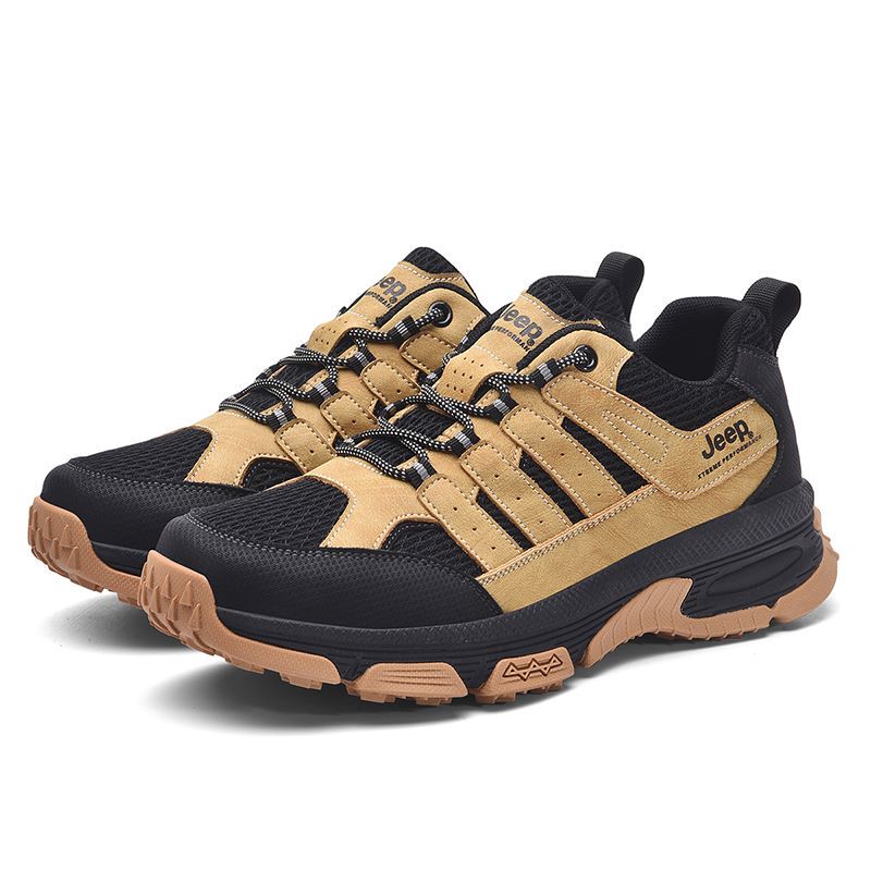 Jeep Synthetic Leather, Textile Outdoor Hiking Shoes Men’s