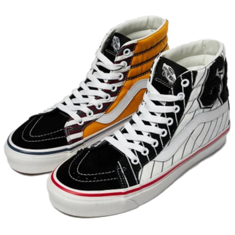 Кеды Vans SK8 (черный / белый / крсный) — Чёрный / белый / красный — фото 4