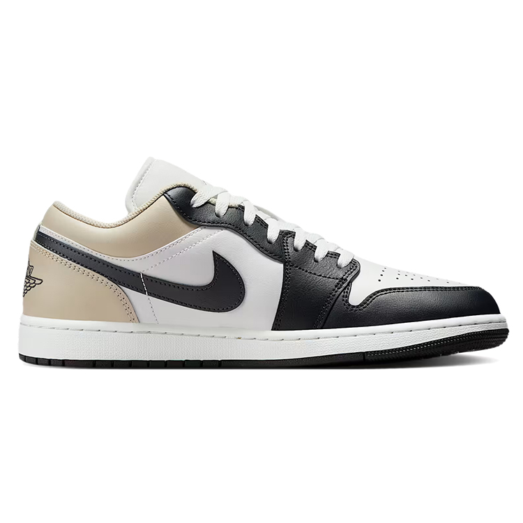 Jordan Air Jordan 1 Abrasion Resistant Low top Vintage Basketball Shoes Unisex Black
