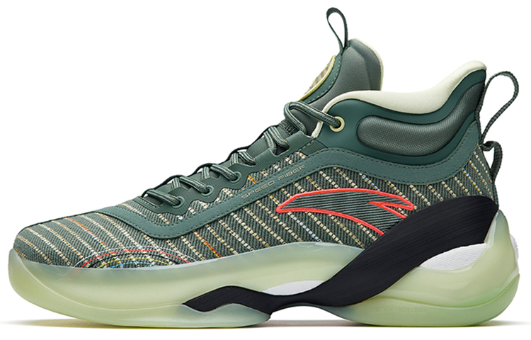 Anta KT7 KT 7 Textile, Synthetic Leather, TPU Cushioning Slip Resistant Abrasion Resistant Coverage Support High top