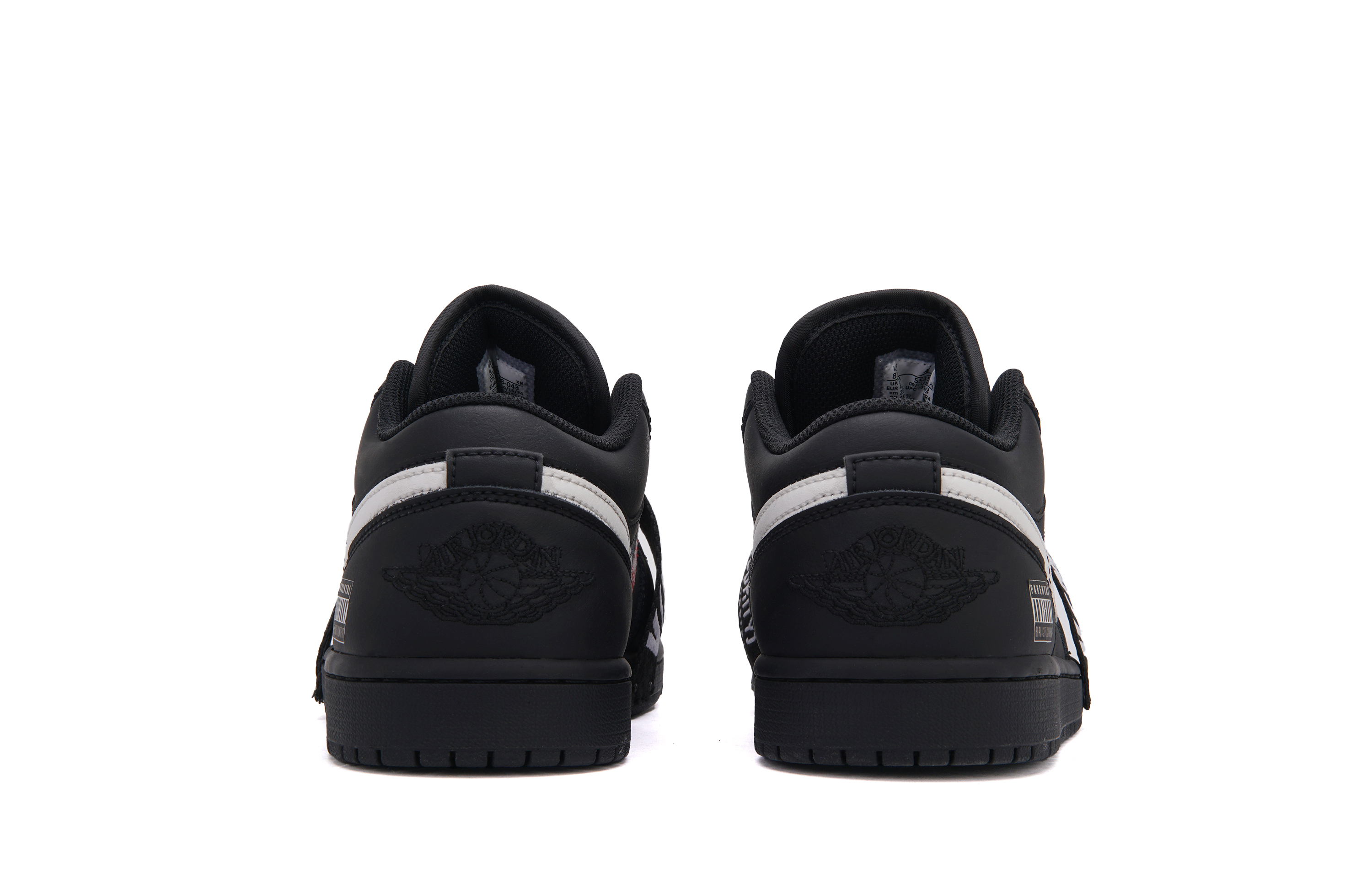 Jordan Air Jordan 1 Border Ronin Low top Vintage Basketball Shoes Men’s Black White