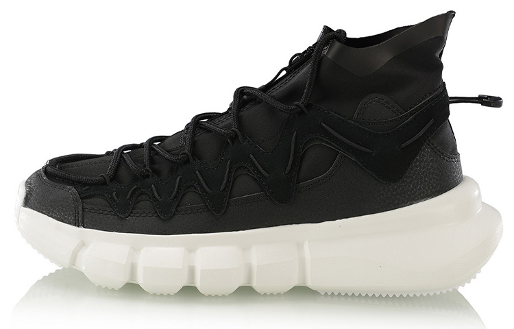 Li Ning Essence 2.3 Slip Resistant Abrasion Resistant High top Vintage Basketball Shoes Women’s Black