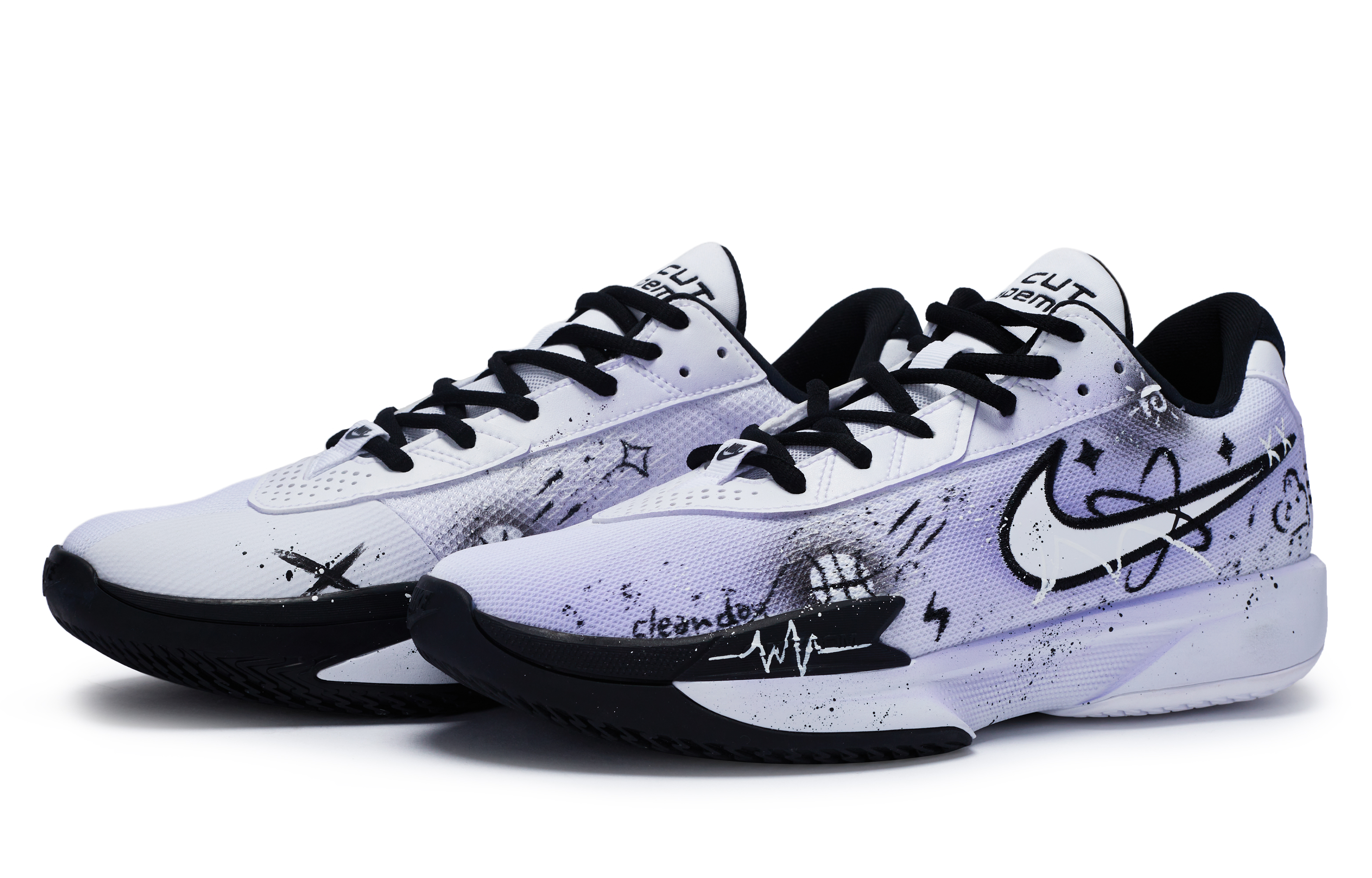 Nike Air Zoom G.T. Cut Academy 811 Manufacturing, Clear Sky In Progress Purple, Special Shoe Box Cushioning
