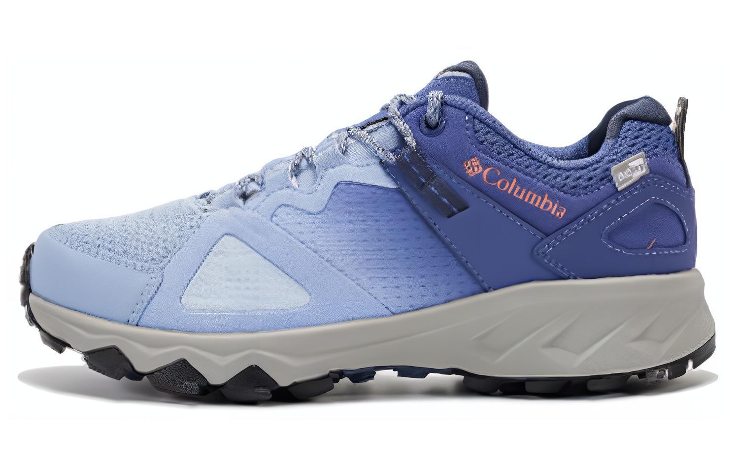 Columbia Abrasion Resistant Lightweight Wear resistant And Lightweight Low top Mountaineering Shoes Women’s Beige Blue