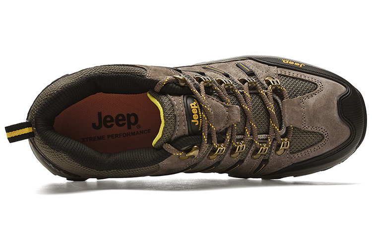 Jeep Mountaineering & Hiking Shoes Men's Low Top Khaki