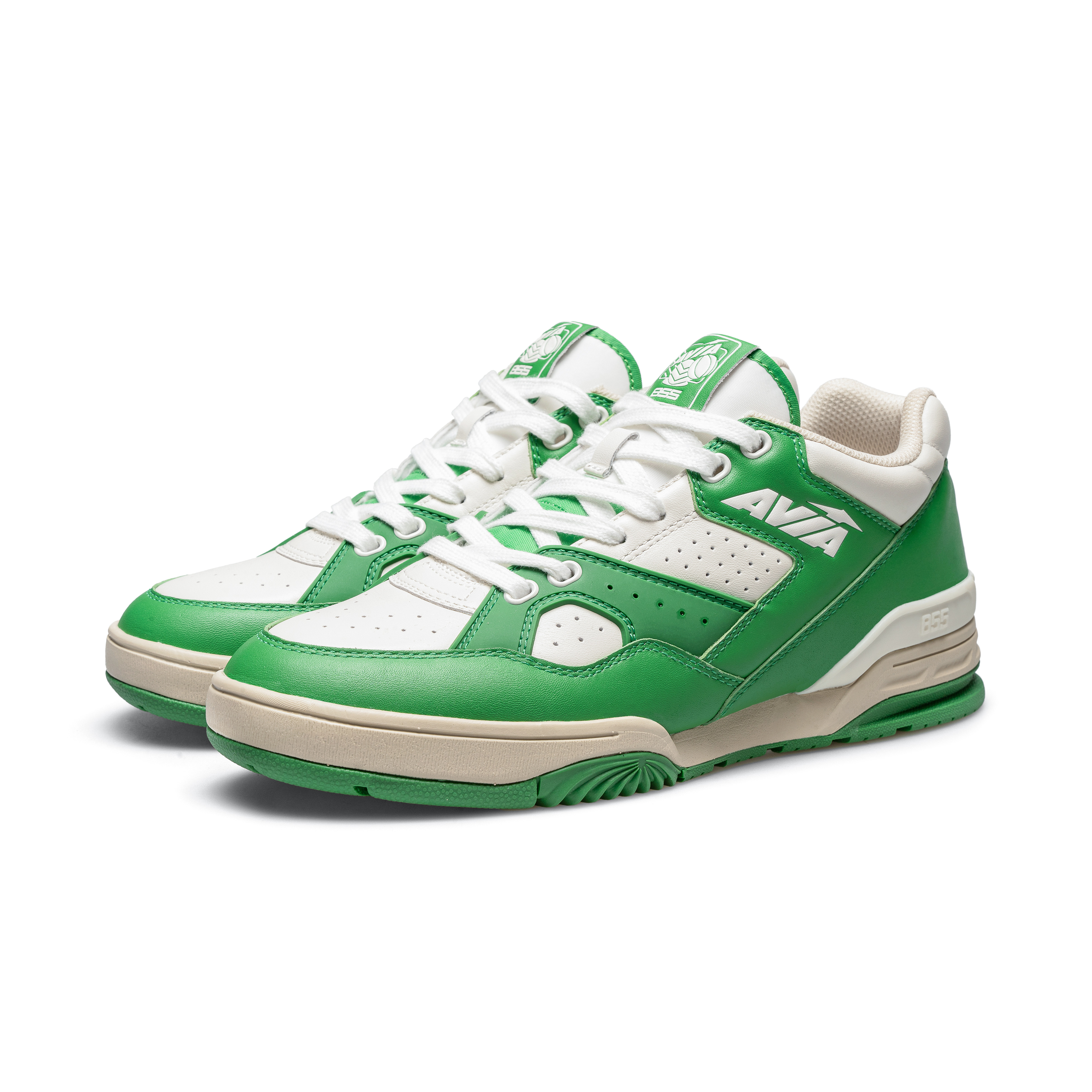 AVIA 855L Low top Lightweight Vintage Basketball Shoes Men’s White Green