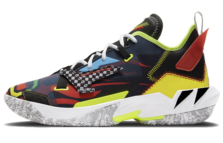 Кроссовки Jordan Why Not Zer0.4 PF "Marathon" (черно-желтые)