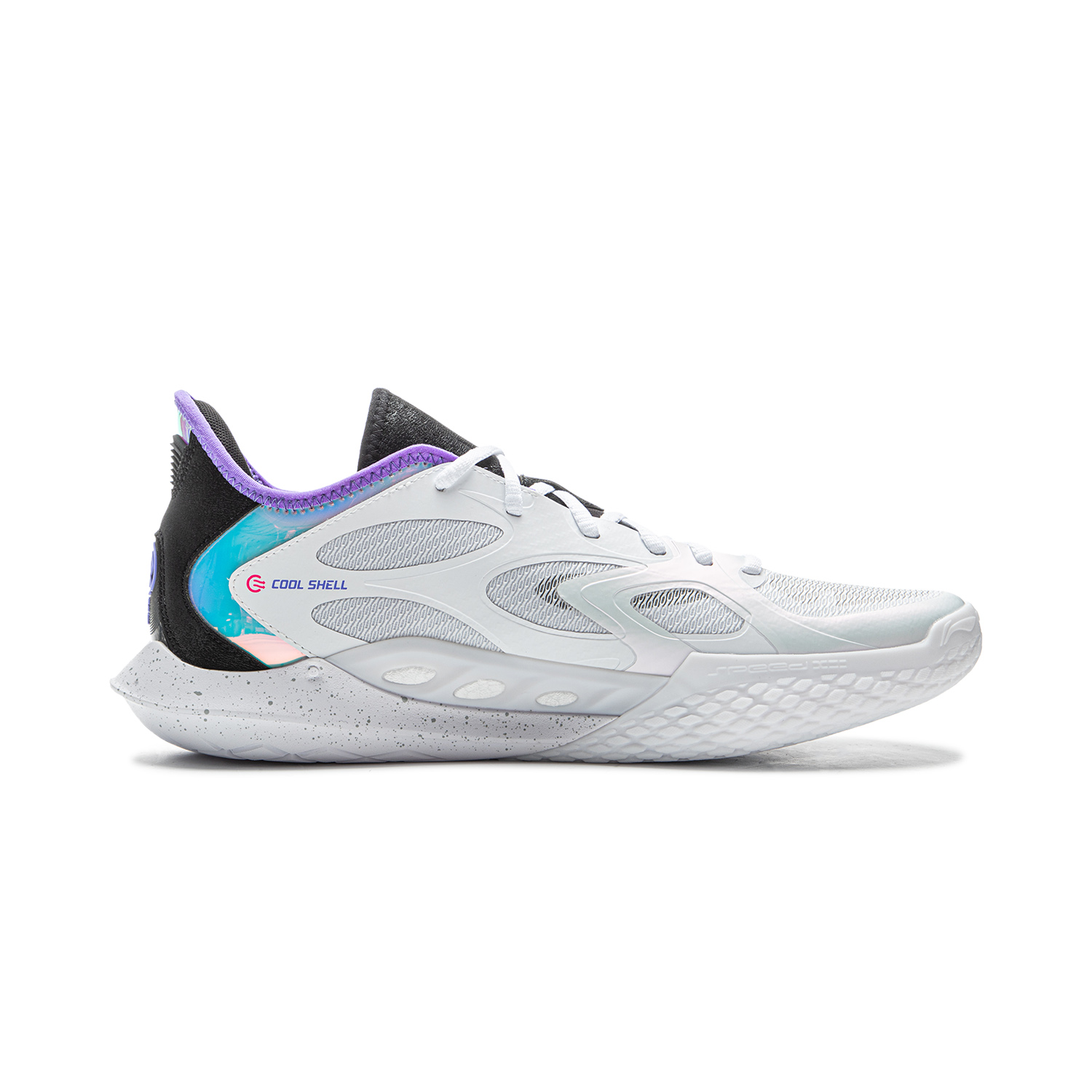 Li Ning Speed 12 Basketball Shoes Men’s Low Top Standard White