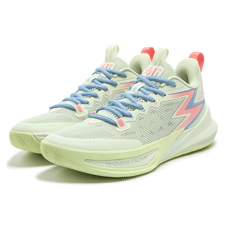 361° Slip Resistant, Abrasion Resistant, Breathable Low top Basketball Shoes Men’s Melon Green