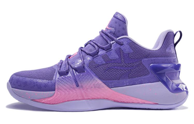XTEP Jeremy Lin 2 Game Ready Low top Performance Basketball Shoes Men’s Purple Pink