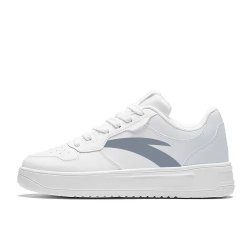 Anta Low top Skateboard Shoes Unisex White Blue